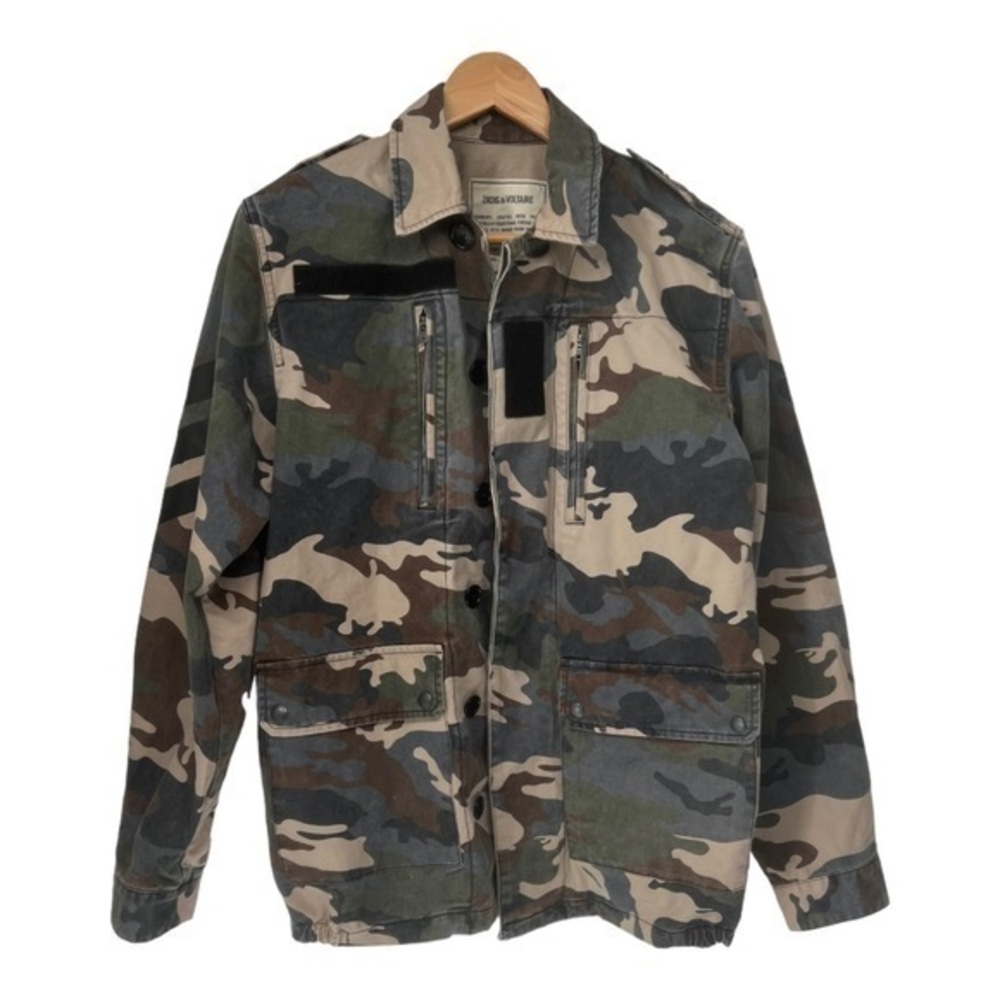 Zadig & Voltaire Kido Camouflage Jacket Size Small NWT